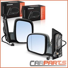 2x Außenspiegel Links Rechts Grau Elektrisch Beheizbar für VW Caddy 3 III 2C 2K