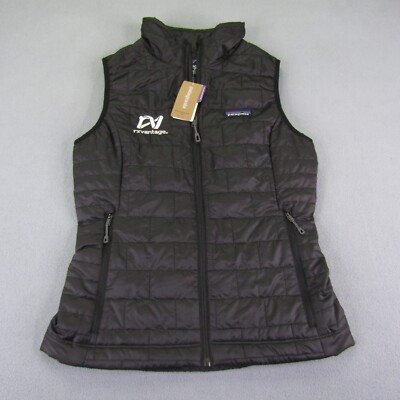 Patagonia Vest Womens XS Black Nano Puff Primaloft Puffer