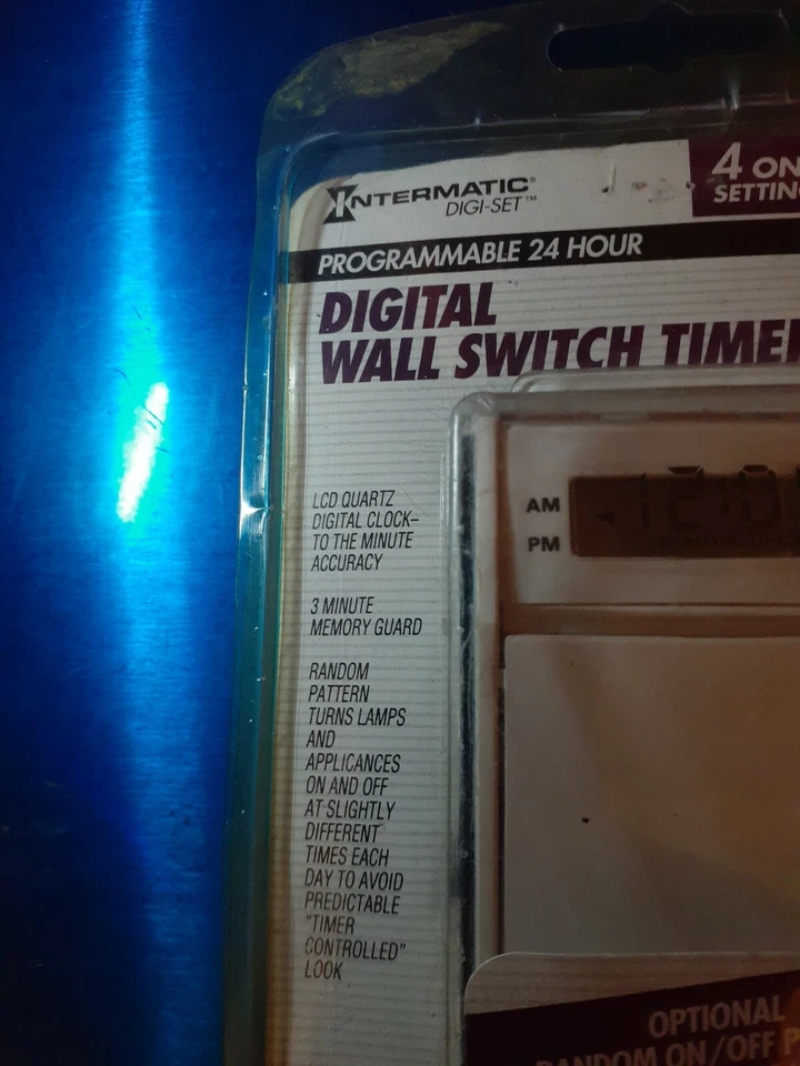 Intermatic Digital Wall Switch Timer Programmable 24 hour Model S55C - Image 2 of 4