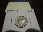 1941 S - USA - silver - 10 cent coin - American dime