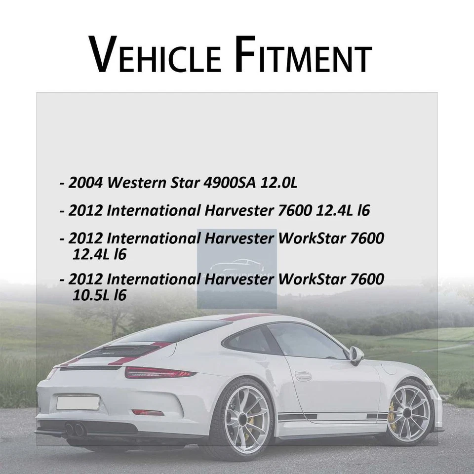 Para Western Star 4900SA 2004 puertas radiador refrigerante manguera radiador a tubería Foto 2 de 2