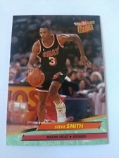 1992 1993 FLEER ULTRA BASKETBALL CARD STEVE SMITH #104 Miami heat