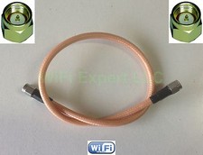 1-10' RG142 M17 SMA Male Male Jumper Silver coated RF cable USA