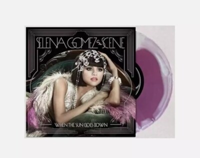 Selena Gomez & The Scene When The Sun Goes Down Lavender/White LP Vinyl