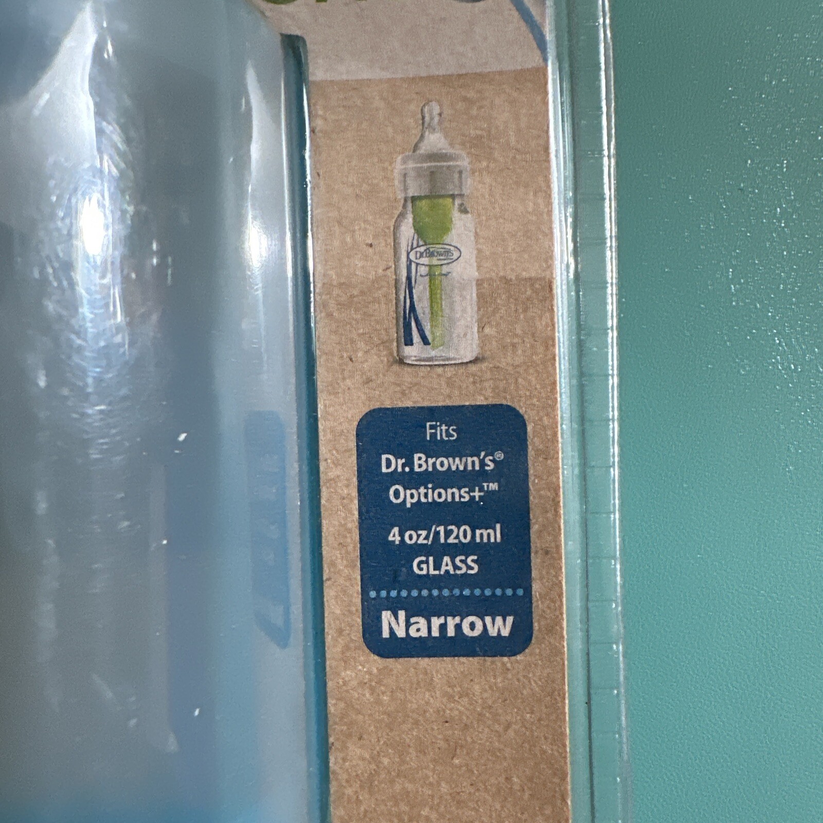 New Silicone Protective Glass Bottle Sleeve Dr. Brown's 4 Ounce Narrow Protector