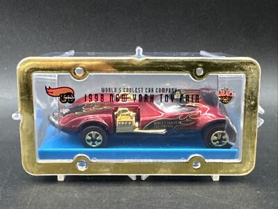 Rare 1998 Hot Wheels RED TWIN MILL Toy Fair New York WOLRD'S