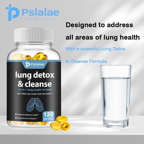 120pcs Lung Detox & Cleanse - Immune Defense & Antioxidant-Mullein, Oregano Leaf - Picture 7 of 12