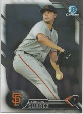 Andrew Suarez San Francisco Giants 2016 Bowman Chrome Prospect