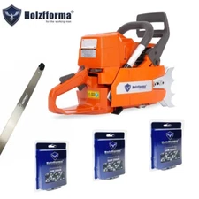 US Holzfforma 87CC G288 Chainsaw Power Head For HUS 288xp + 24in 3/8 .058 84DL