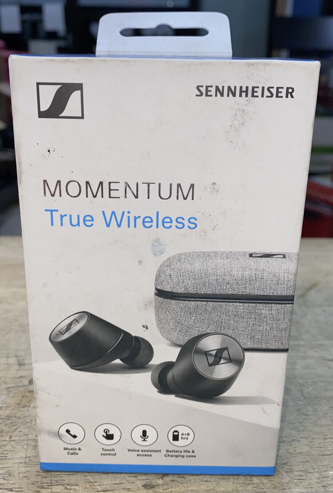 tømmerflåde frokost Hviske Sennheiser MOMENTUM In Ear True Wireless Headphones - Black for sale online  | eBay