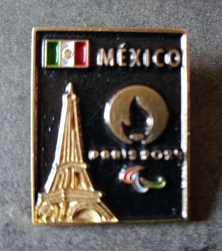 PIN RARE PIN'S .. OLYMPIQUE OLYMPIC FRANCE PARIS 2024 PARALYMPIC MEXICO BIG ~US
