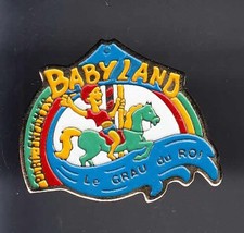 RARE PINS PIN'S .. JEU MANEGE CHEVAL HORSE FORAIN BABY LAND GRAU 34 ~BD