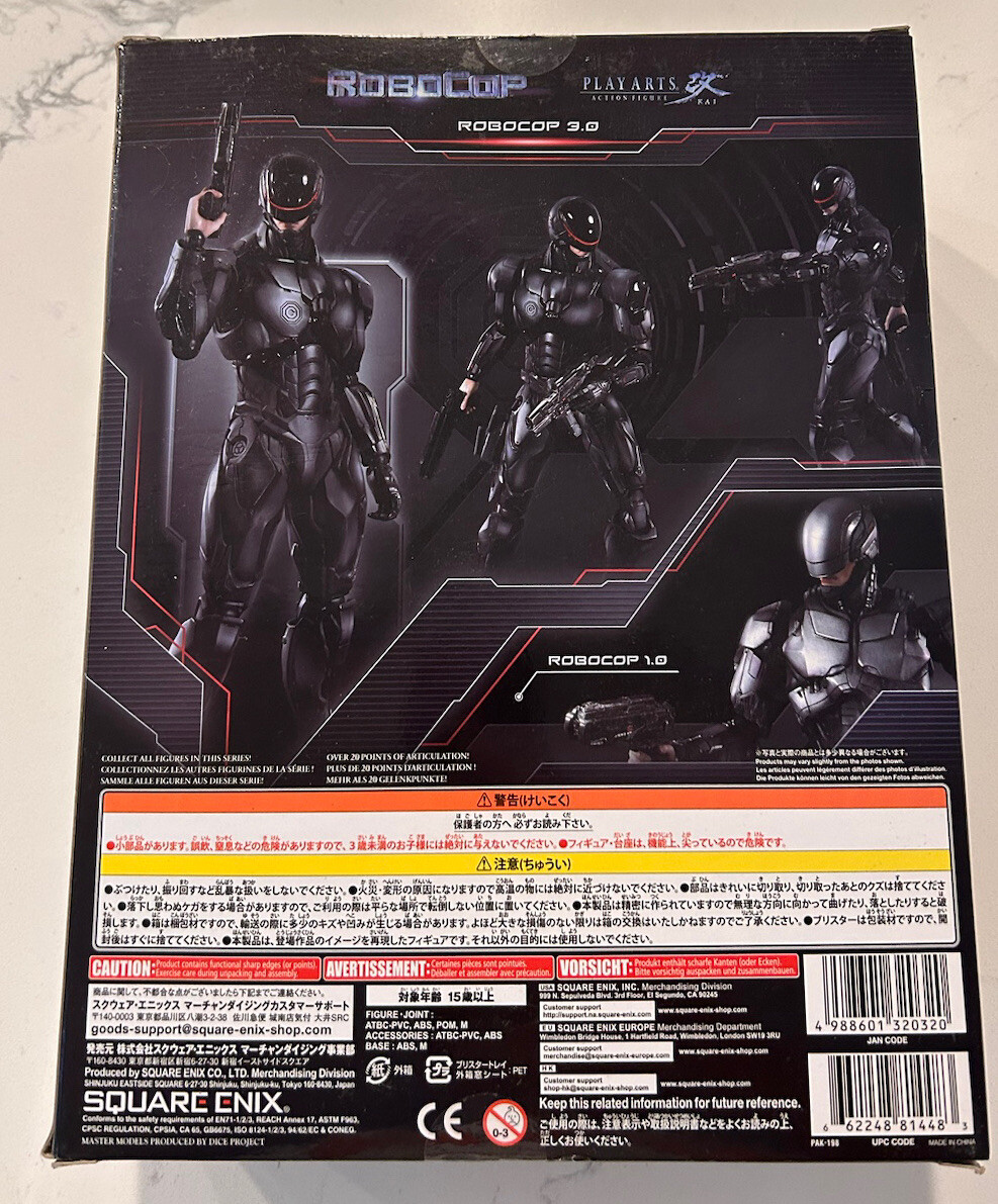 Play Arts Kai ROBOCOP 3.0 Action Figure | eBay