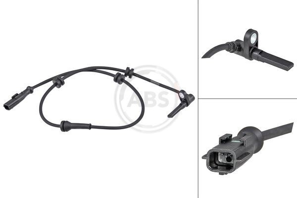 ABS wheel speed sensor Active sensor 30207 A.B.S. for RENAULT MEGANE III Coupe - Image 7