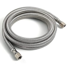 Refrigerator Water Supply Line Kit Hose 10' 5304503346 Stainless Steel Braided