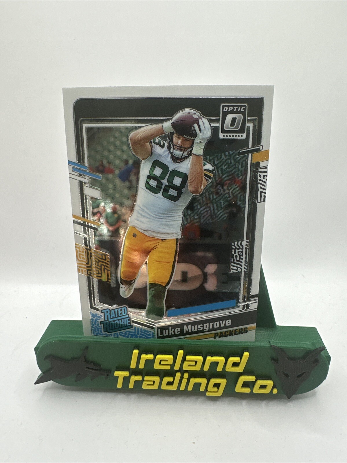 Luke Musgrave 2023 Panini Donruss Optic RC Silver Holo #241 Packers
