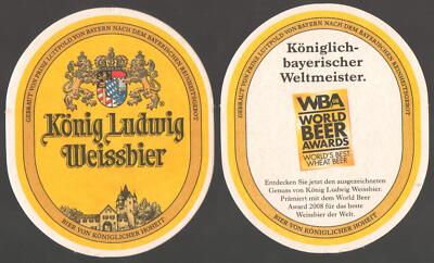 Beer mat König Ludwig Castle brewery Kaltenberg 82256 Fürstenfeldbruck * bd582