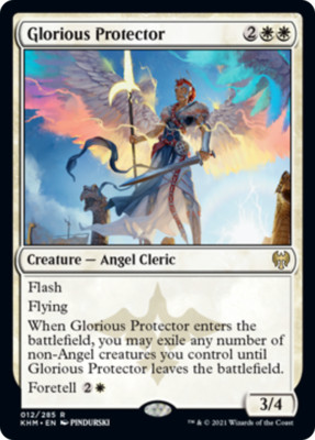 Glorious Protector FOIL Kaldheim MINT White Rare MAGIC GATHERING CARD ABUGames