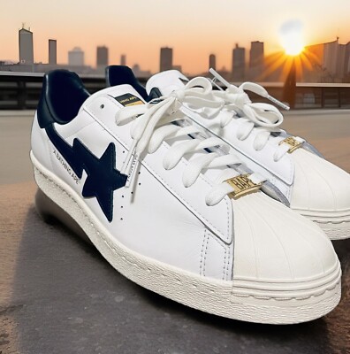 A d i d a s Superstar 80s B A P E, A Bathing A P E White A d i d a s Superstar 80s B A P E, A Bathing A P E White