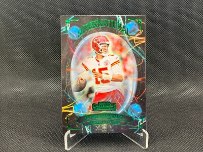 2022 Contenders PATRICK MAHOMES Green Supernatural #SN-PMA Chiefs