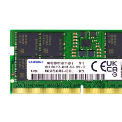【中古品】Samsung 32GB（16GB×2）DDR5 4800MHz Samsung 32GB (2X 16GB) DDR5 4800MHz PC5-38400 1RX8 Memory Ram