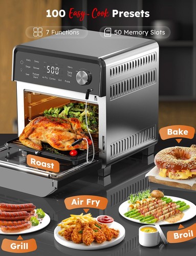 Nuwave Parrilla Enchufable Freidora de Aire Horno Combo con Calentadores de Funda, Car Auténtico - Imagen 9 de 9