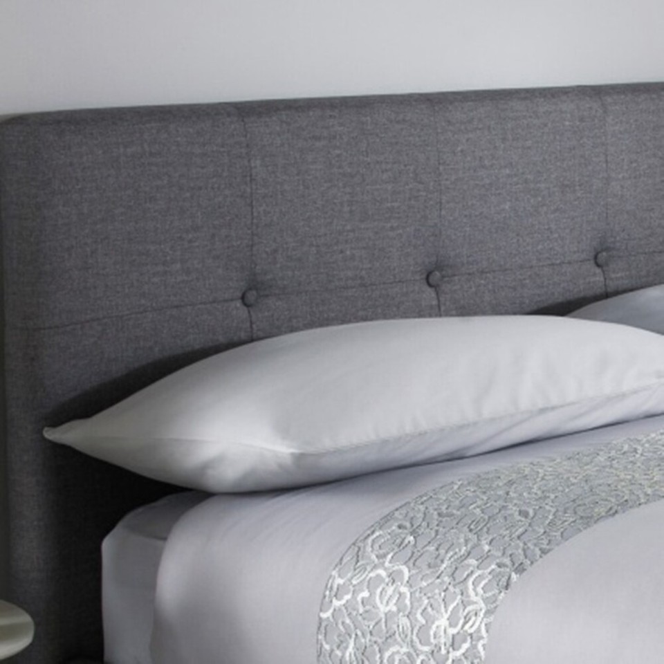 Brand New SB19 Elegant Design Allerton Double Bed Grey L201 x W150 x