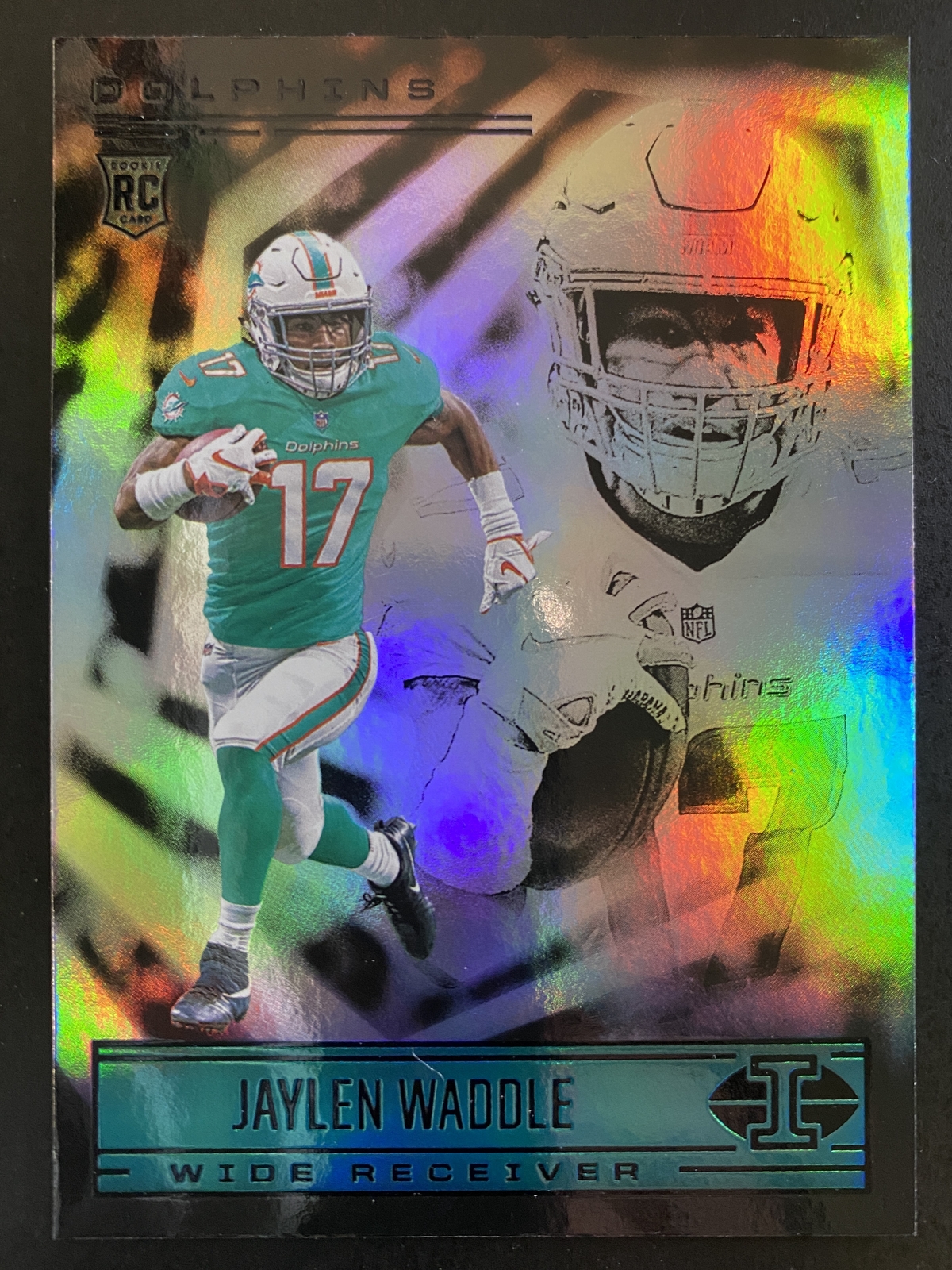 Jaylen Waddle 2021 Panini Illusions Football Rookie Card Miami Dolphins #66