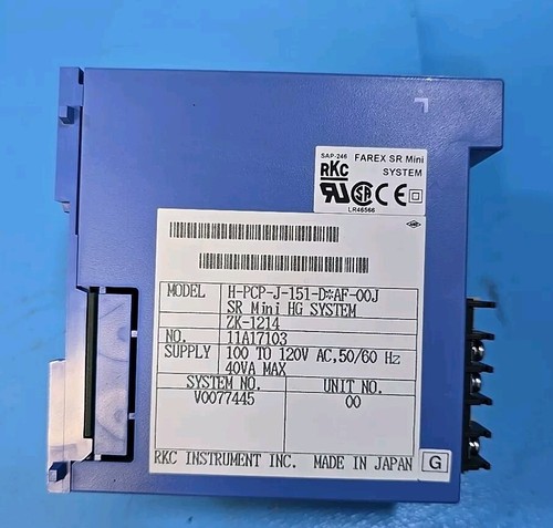 RKC INSTRUMENT H-PCP-J-151-D*AF-00J SR MINI HG SYSTEM - Picture 2 of 5