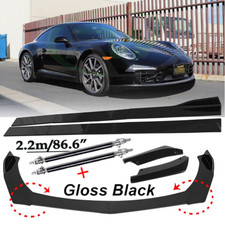 Front Bumper Lip Spoiler Splitter Car Body Rear For Porsche 991 Carrera 911