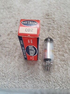 NOS Raytheon 0B2 Vacuum tube