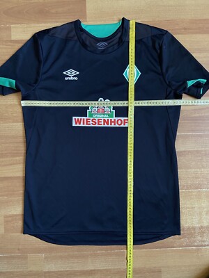 Maillot D'entraînement Werder Bremen 2018-2019 Umbro - Taille L Homme, Noir, Parfait état, Mesures Incluses