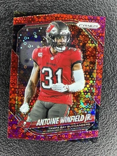 2025 Panini Prizm Football No Huddle Red Antoine Winfield Jr. #114