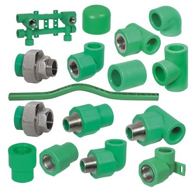PPR 20-25-32-40mm Schweißtechnik PP-R, Bogen, T-Stück, Muffe, Bypass, Übergang