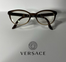Versace 3219-Q Glasses Frames Tortoiseshell Womens 52mm Medusa Greek Key Eyewear