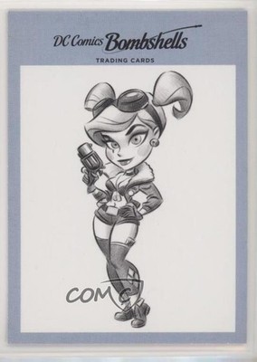 2017 Cryptozoic DC Bombshells Set Harley Quinn #V5 Sketch 1u6