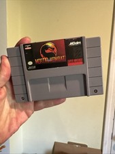 Mortal Kombat Super Nintendo Entertainment System 1992 Game.