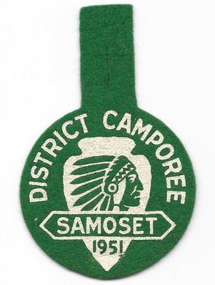 1951 District Camporee Samoset Council Boy Scouts of America BSA PN