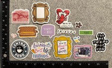 Lot of 15 Assorted Friends TV Show Sitcom Stickers