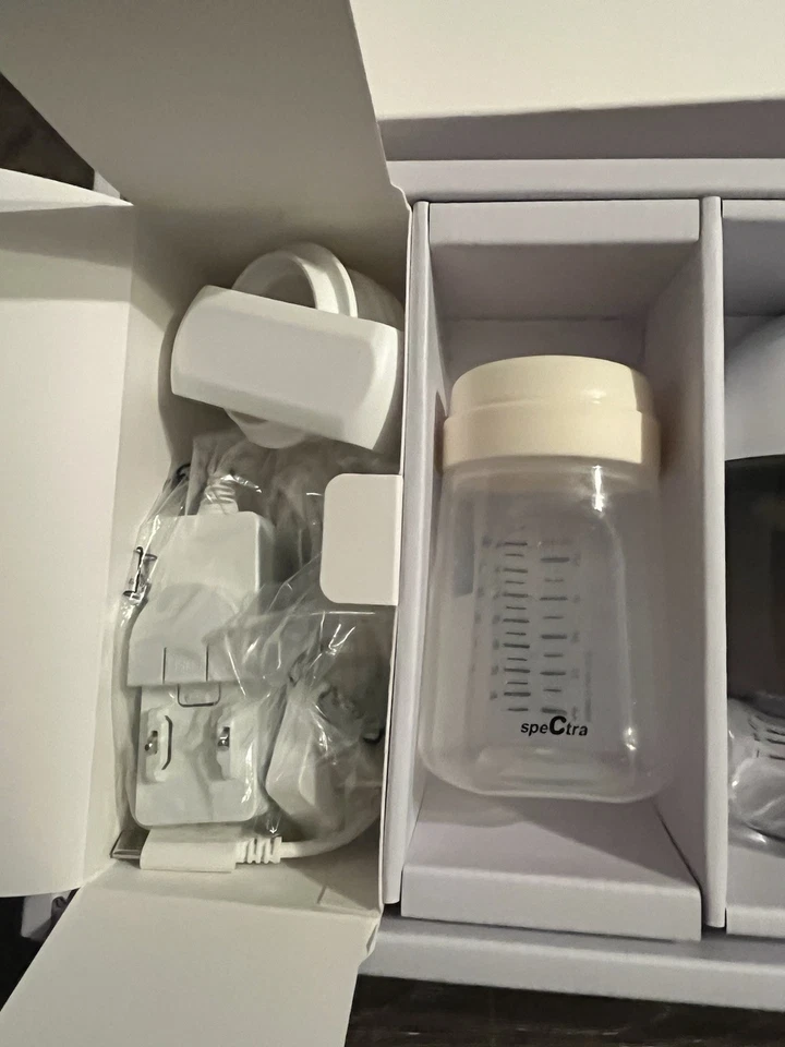 Extractor de leche eléctrico portátil Spectra Wearable2, manos libres, inalámbrico en sujetador Foto 3 de 4