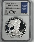 2023-W American Silver Eagle  : NGC PF70 Ultra Cameo  Moy Signed