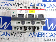 ABB S503 UC  B50  S503UCB50 3 Pole 600 Volt DIN Rail Mount Circuit Breaker