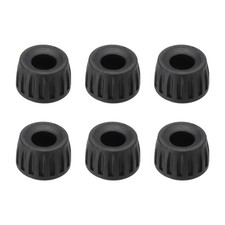 Universal 17mm ID Rubber Tripod Feet, 6 Pack Tripod Replacement Parts, Black