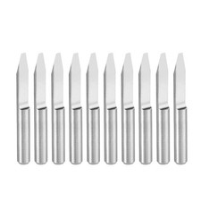 1/8" Shank 1.5mm Tip 30 Degree Carbide Wood Engraving Bit CNC Router Tool 10pcs