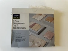 5 Pc Compression Packing Bag Set No Vacuum Needed Open Story Space Saver Bags