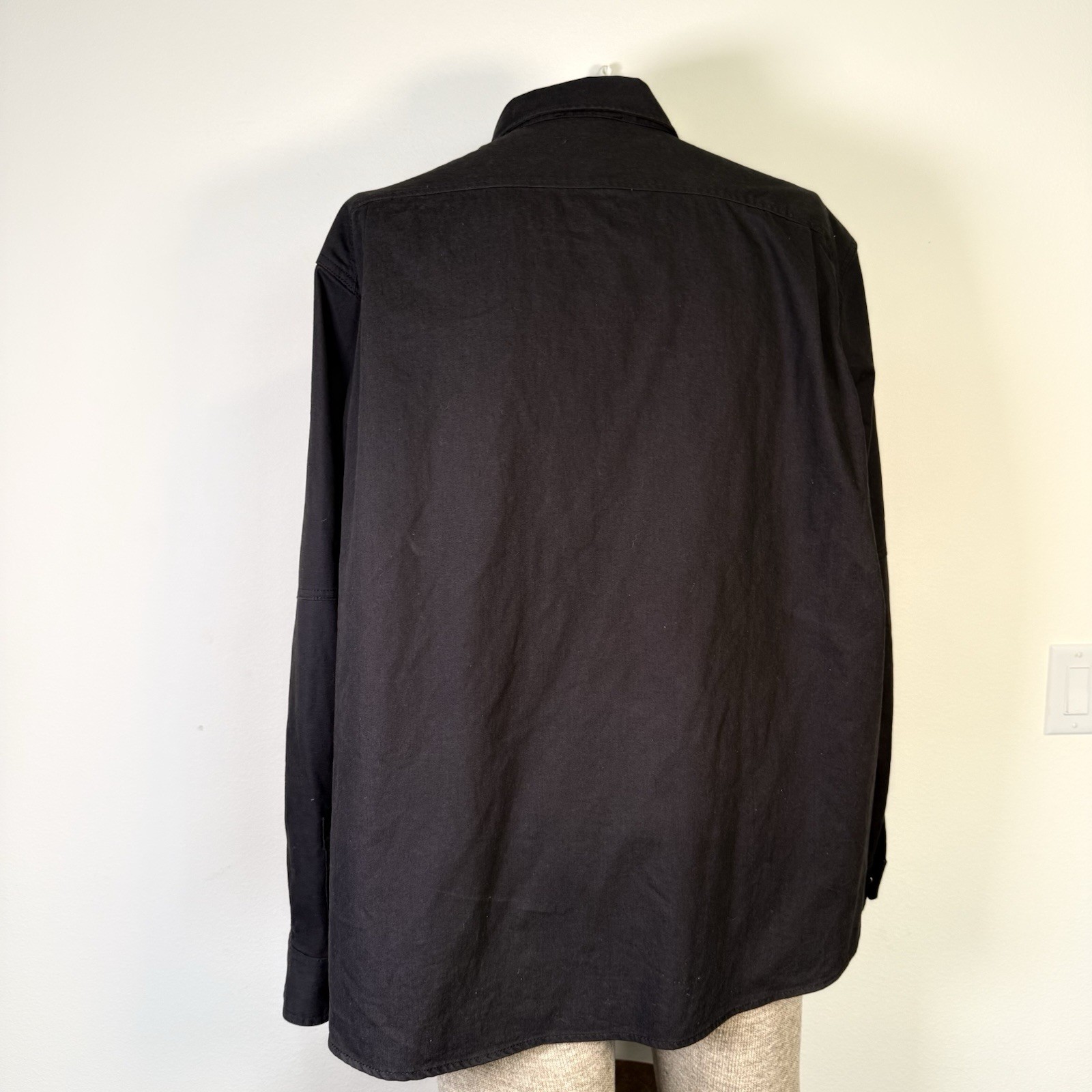 Duluth Trading Alaskan Hard Gear Snap Button Work Barn Jacket Mens 2XL Dark Gray image 4