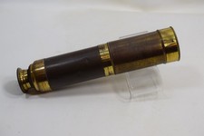 Antique Brass 4 draw telescope, spy glass, 11" extends to 36"