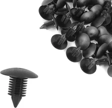 40Pcs 10Mm Hole Dia Plastic Bolt Rivets Fastener Rivets Bumper Retainer Clips Bl