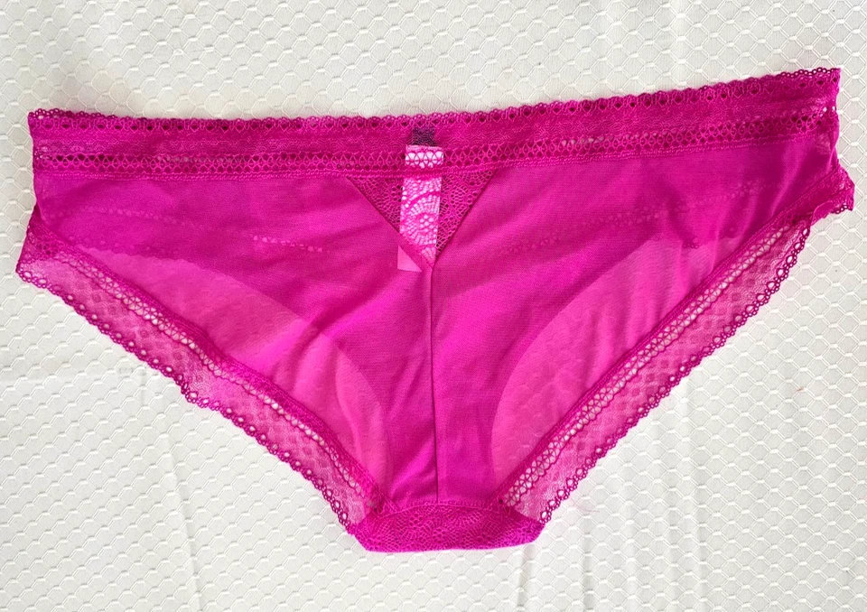 CHANTELLE C3689 FESTIVITE ENCAJE Calzoncillos Malla Transparente BIKINI CHEEKY Talla L Nuevo Foto 3 de 4