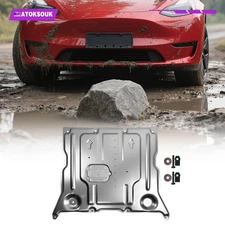 Steel Engine Splash Shield For Tesla model y 2020-2024 Under Engine Cover Guard